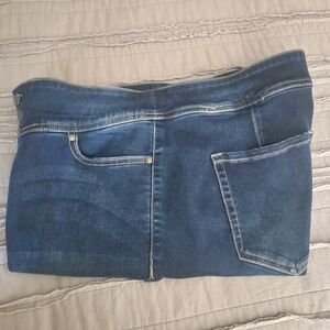 Lane Bryant Size 14 Blue Jean Crop Pants
